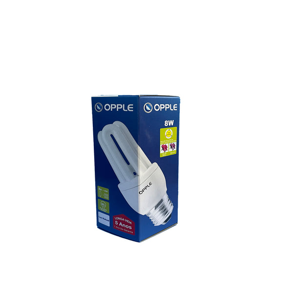 OPPLE LÂMPADA FLUORESCENTE 3U-E27-8W
